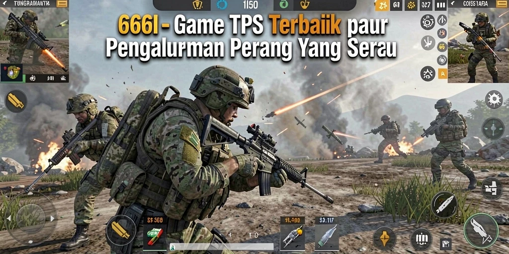 Screenshot gameplay menampilkan aksi seru dalam 666I.