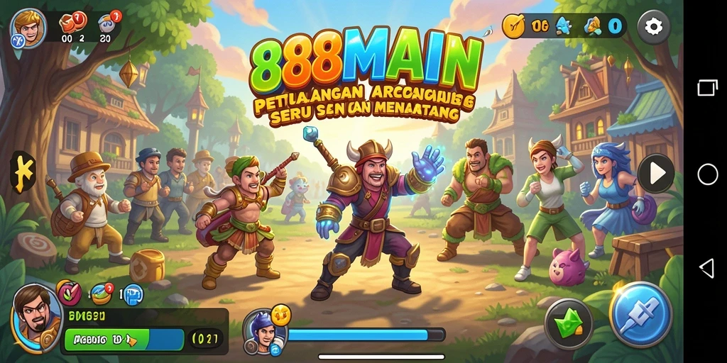 Tangkapan layar gameplay 88MAIN menampilkan aksi seru dalam permainan arcade.