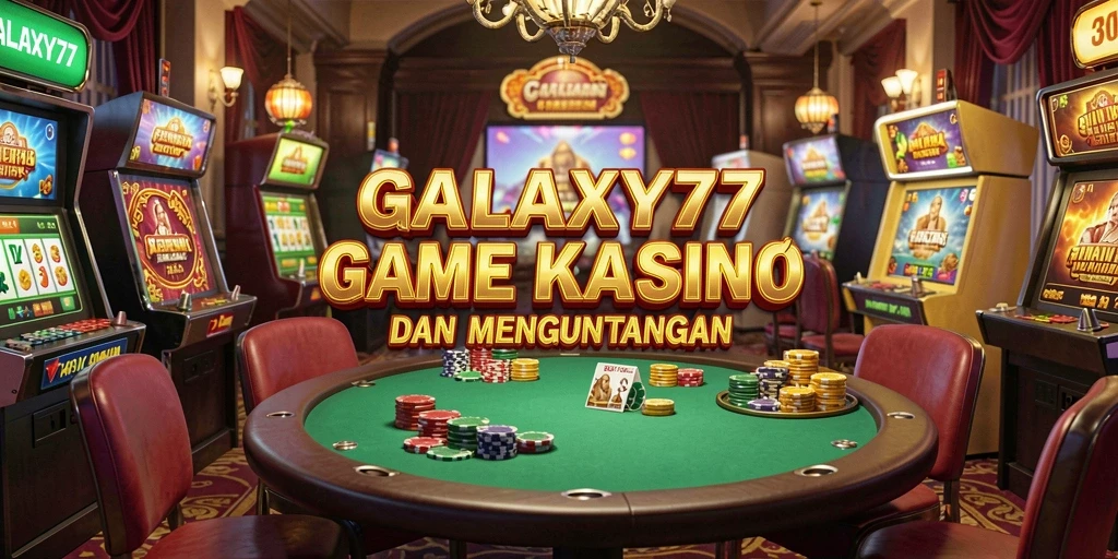 Tampilan menarik gameplay Kasino di GALAXY77.
