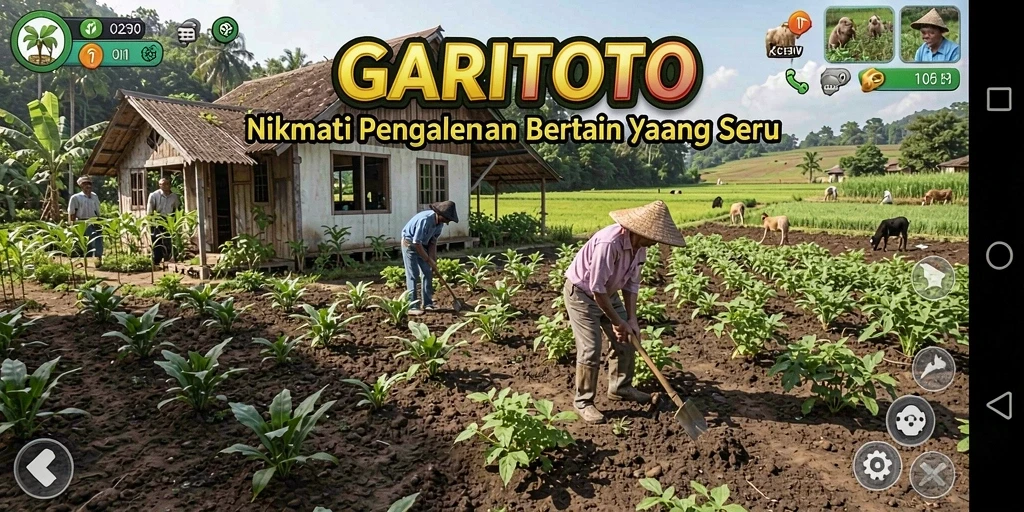 Pengalaman bertani yang seru dan interaktif di GARITOTO.