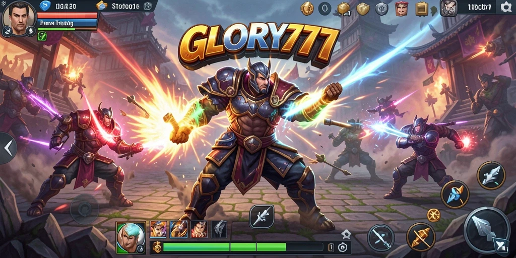 Tampilan gameplay GLORY777 yang menarik dan penuh strategi.