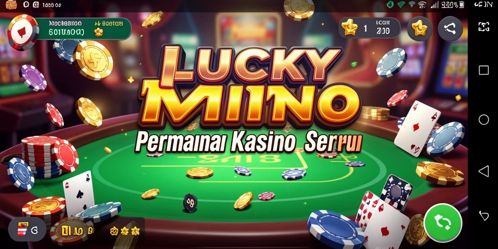 Tampilan menarik screenshot gameplay Kasino LUCKYMINO.