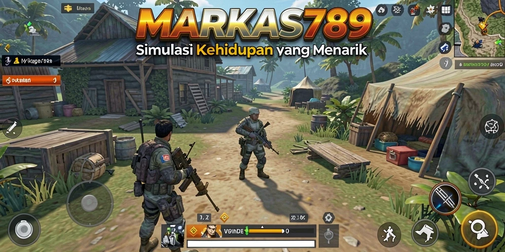 Tampilan gameplay menarik dari MARKAS789 yang memukau.
