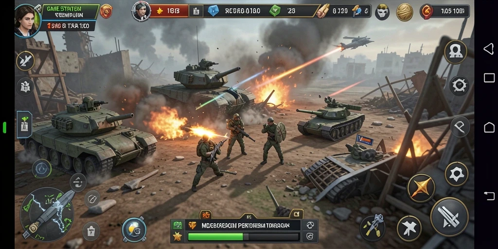 Gameplay seru dan menarik dari MDG188 di medan perang.
