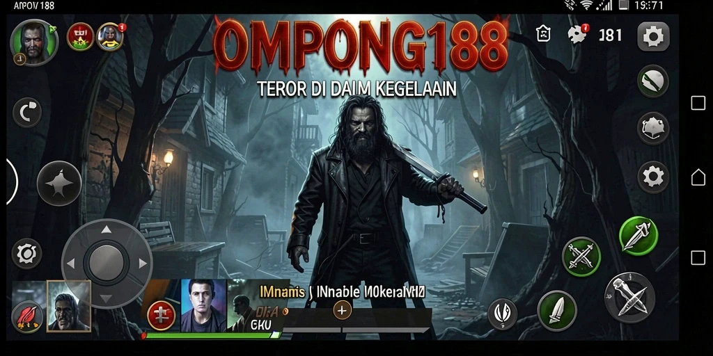 Tampilan gameplay OMPONG188 yang mencekam dan penuh ketegangan.