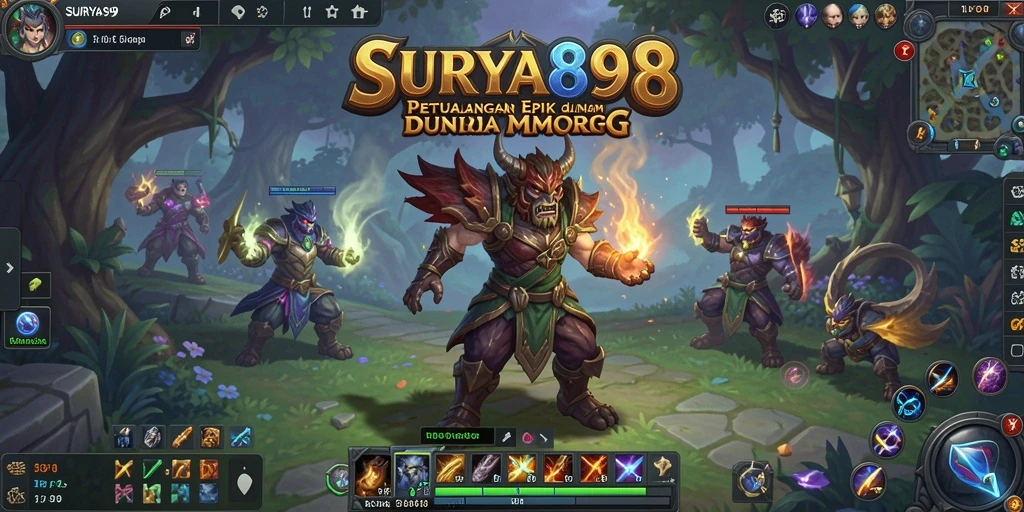 Tampilan gameplay seru dalam petualangan MMORPG SURYA898.