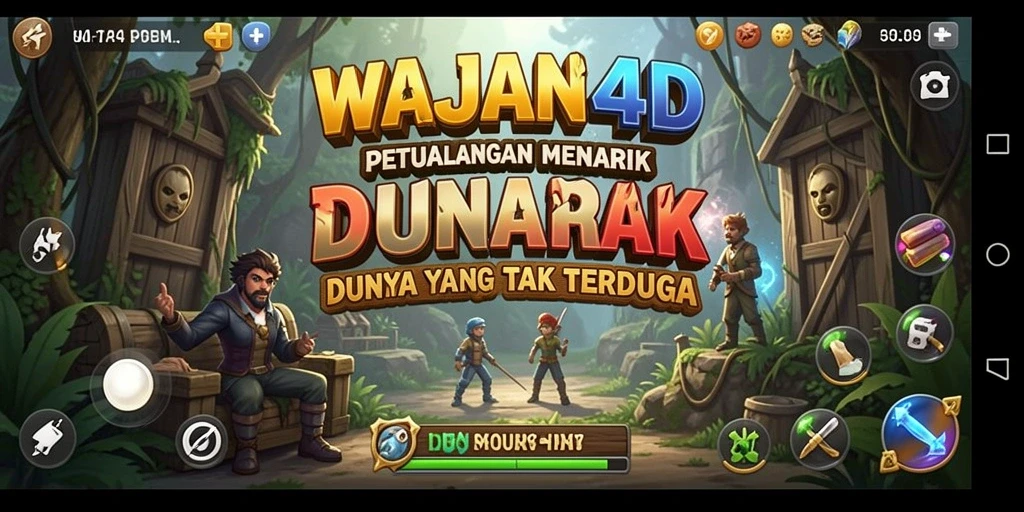 Screenshot gameplay WAJAN4D yang menunjukkan aksi petualangan seru.
