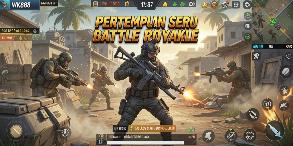 Gameplay seru di <strong>WK888</strong> dengan pertempuran intens di medan perang.